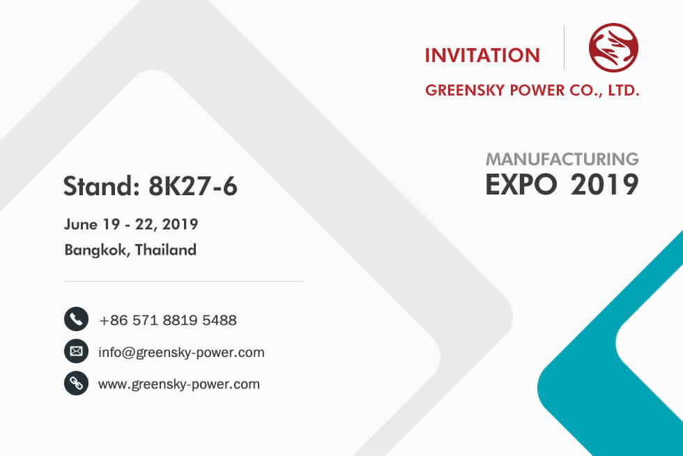 Greensky Will Attend Thailand Manufacturing Expo