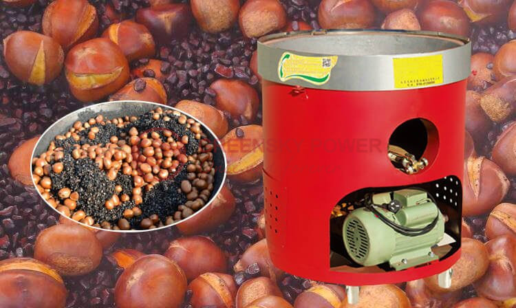 Application-of-Electric-Motor-in-chestnut roaster machine