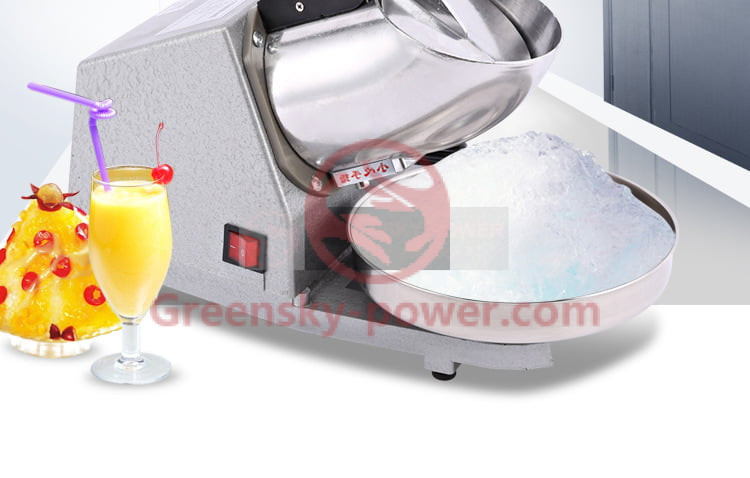 Application of electric motor for ice crushers