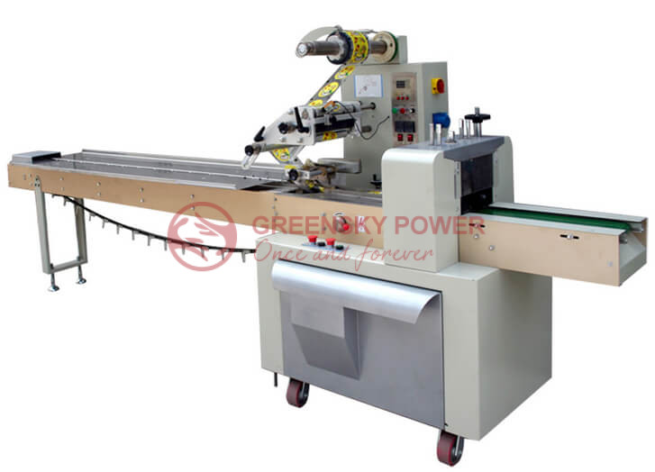 Application of electric motor for pillow packing machine
