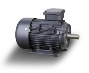 What makes a high efficiency motor more efficient