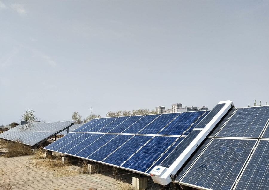 Motor eléctrico Greensky para máquina de limpieza de paneles solares