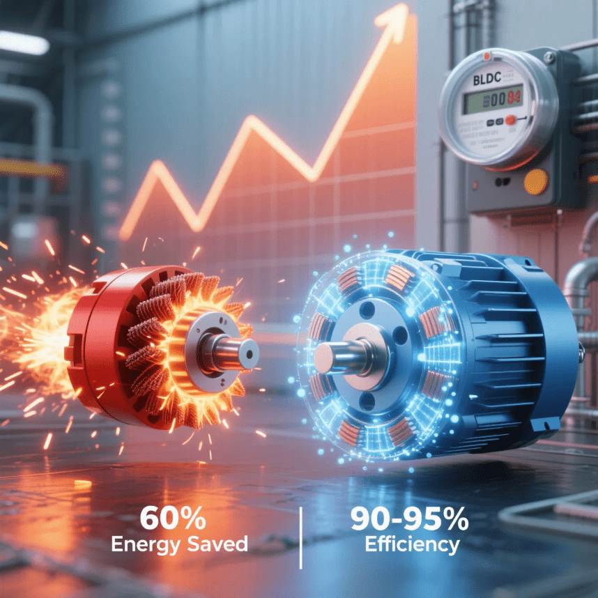 Save Energy, Save Costs Energy - Saving Brushless DC Motors for Industrial Use-2