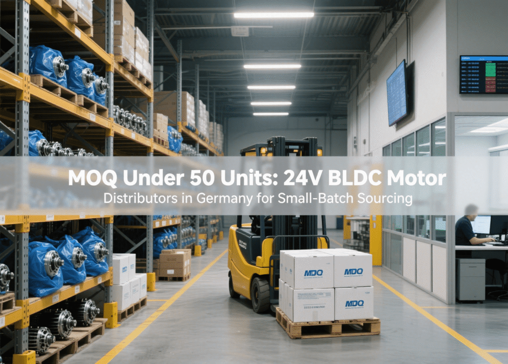 MOQ Under 50 Units 24V BLDC Motor Distributors in Germany for Small-Batch Sourcing