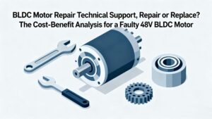 BLDC Motor Repair Technical Support, Repair or Replace The Cost-Benefit Analysis for a Faulty 48V BLDC Motor