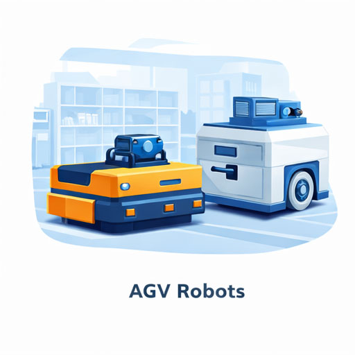 Aplicaciones de motores BLDC personalizados-robots AGV