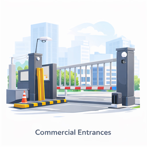Electric Motor for Gates-Commercial Entrances