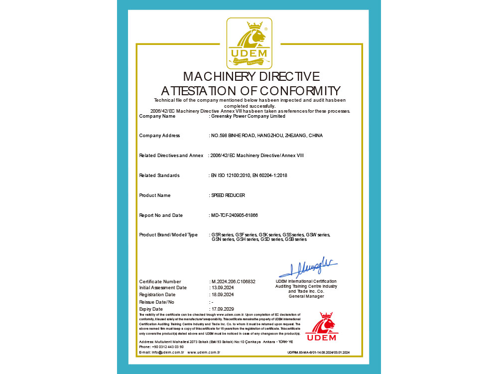 Greensky-CE-SPEED REDUCER