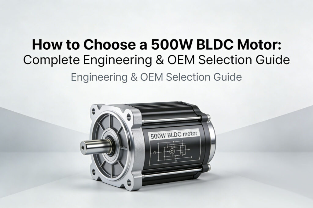 How to Choose a 500W BLDC Motor Complete Engineering & OEM Selection Guide