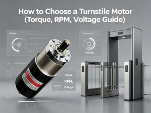 How to Choose a Turnstile Motor (Torque, RPM, Voltage Guide)