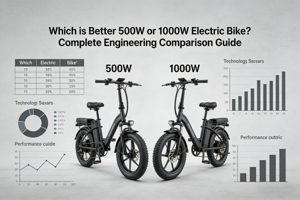 Which is Better 500W or 1000W Electric Bike