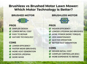 Brushless vs Brushed Motor Lawn Mower Which Motor Technology Is Better