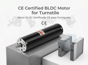 มอเตอร์ BLDC ที่ผ่านการรับรอง CE สำหรับประตูหมุน