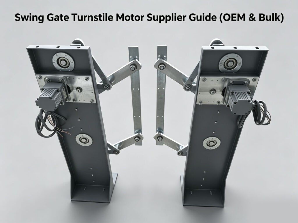 Swingport Turnstile Motor Leverandørvejledning