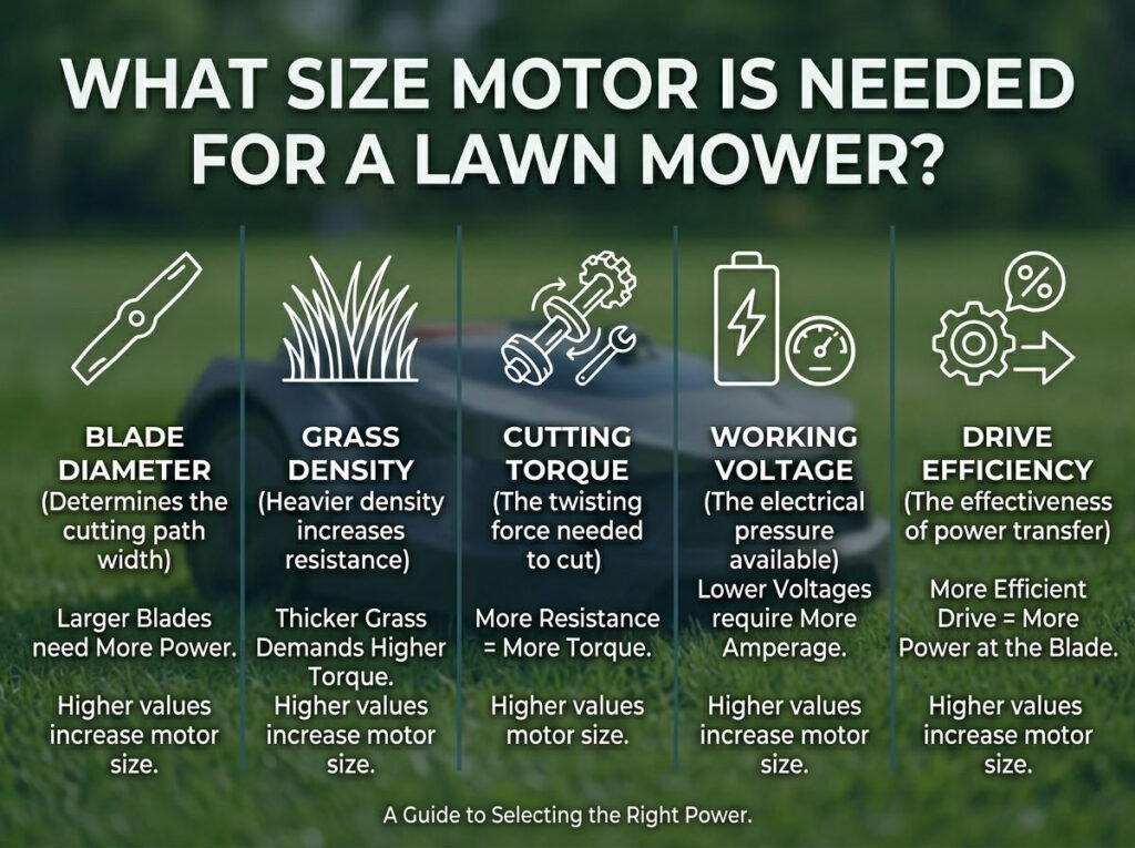 What Size Motor Is Needed for a Lawn Mower