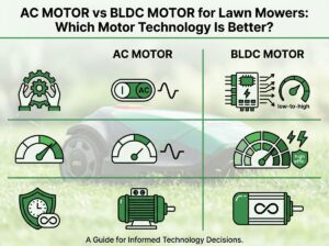 มอเตอร์ AC และมอเตอร์ BLDC สำหรับเครื่องตัดหญ้า