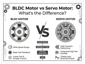 BLDC Motor vs Servo Motor