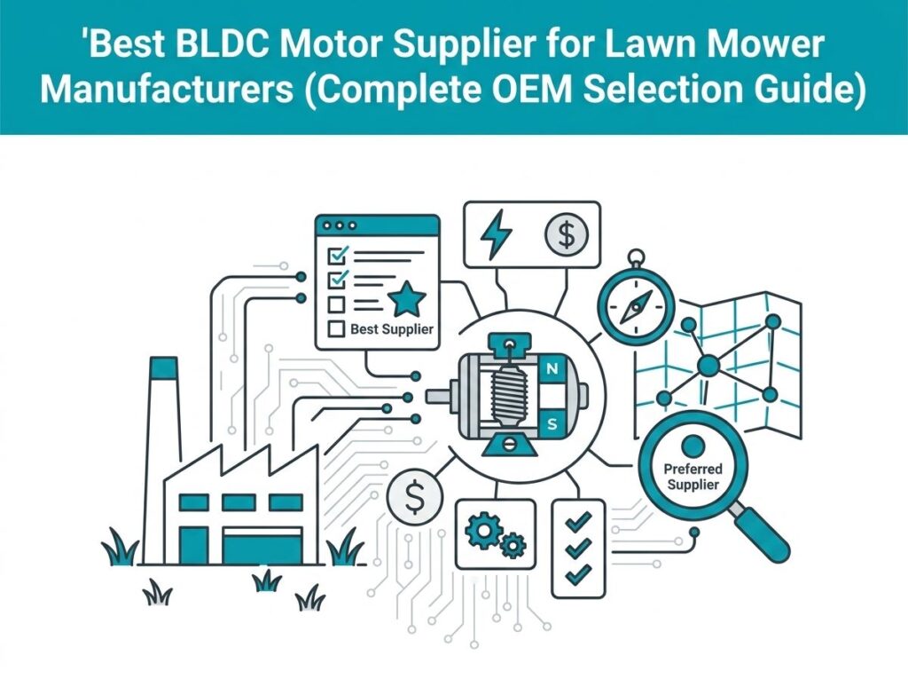 Best BLDC Motor Supplier for Lawn Mower Manufacturers