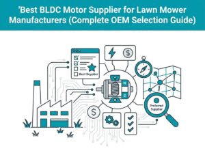 割草机制造商的最佳 BLDC 电机供应商