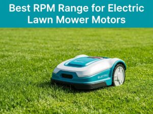 El mejor rango de RPM para motores de cortadoras de césped eléctricas