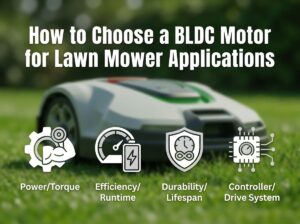 วิธีเลือกมอเตอร์ BLDC สำหรับการใช้งานเครื่องตัดหญ้า