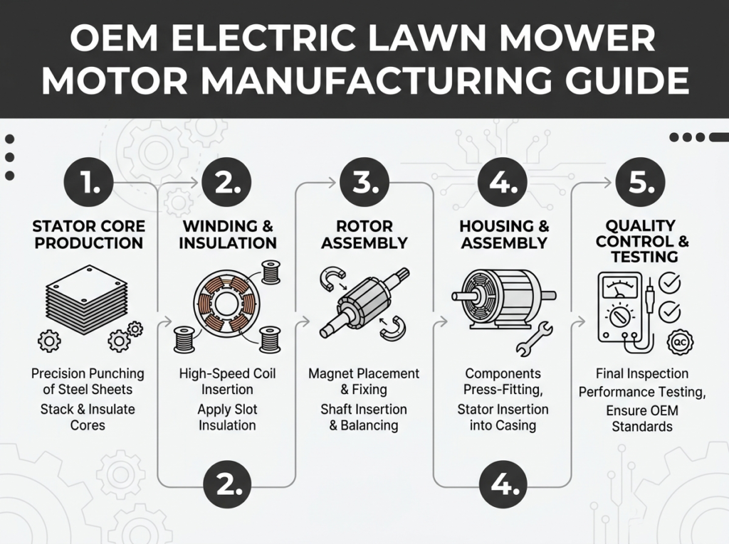 OEM Electric Lawn Mower Motor Manufacturing Guide