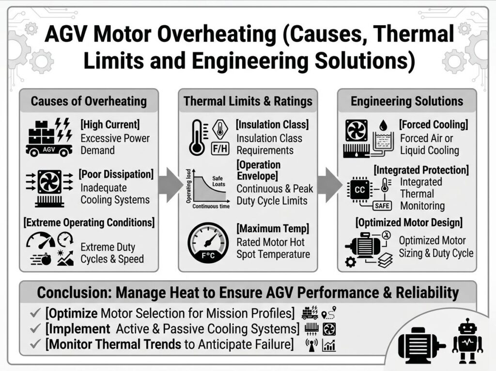 AGV Motor Overheating( Causes, Thermal Limits and Engineering Solutions)