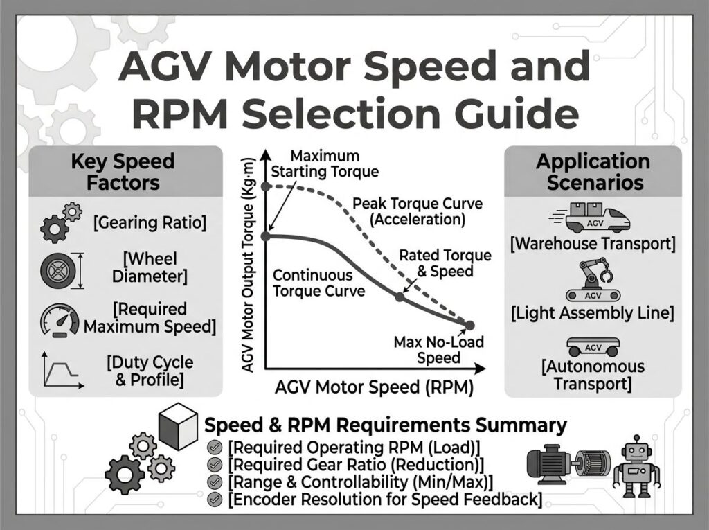 AGV Motor Speed and RPM Selection Guide
