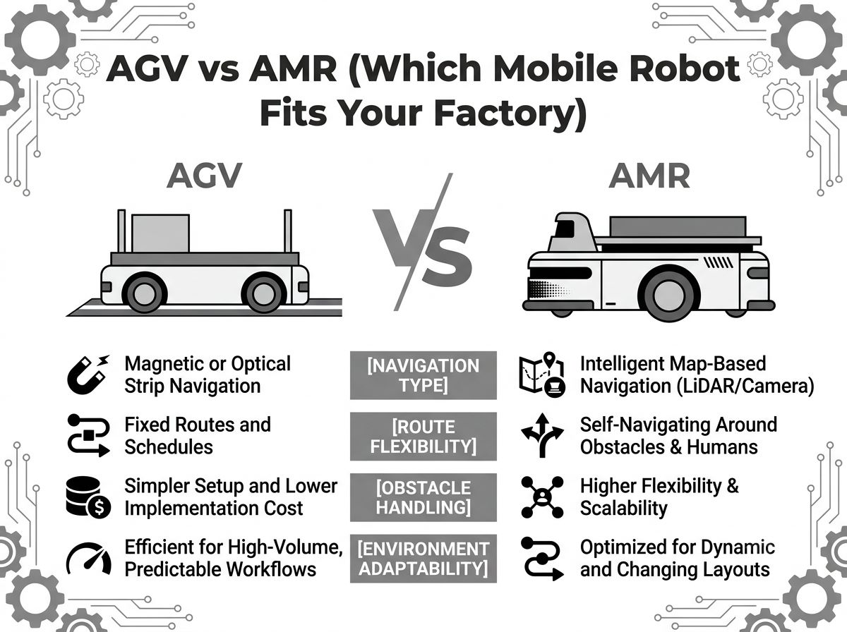 AGV vs AMR:What’s the difference