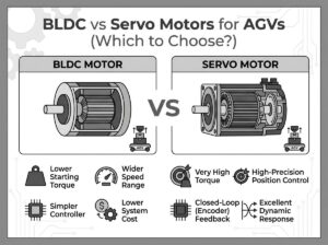 AGV 的 BLDC 与伺服电机(选择哪个)