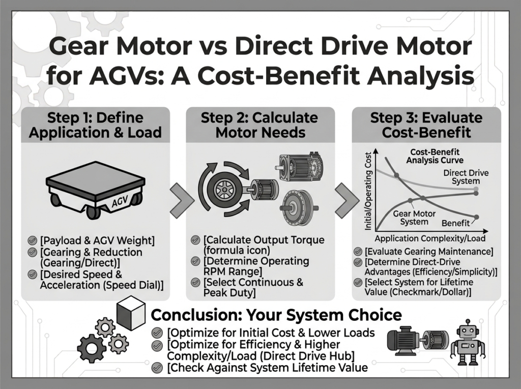Gear Motor vs Direct Drive Motor for AGVs