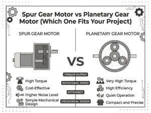 Spur Gear Motor vs Planetary Gear Motor-Which One Fits Your Project
