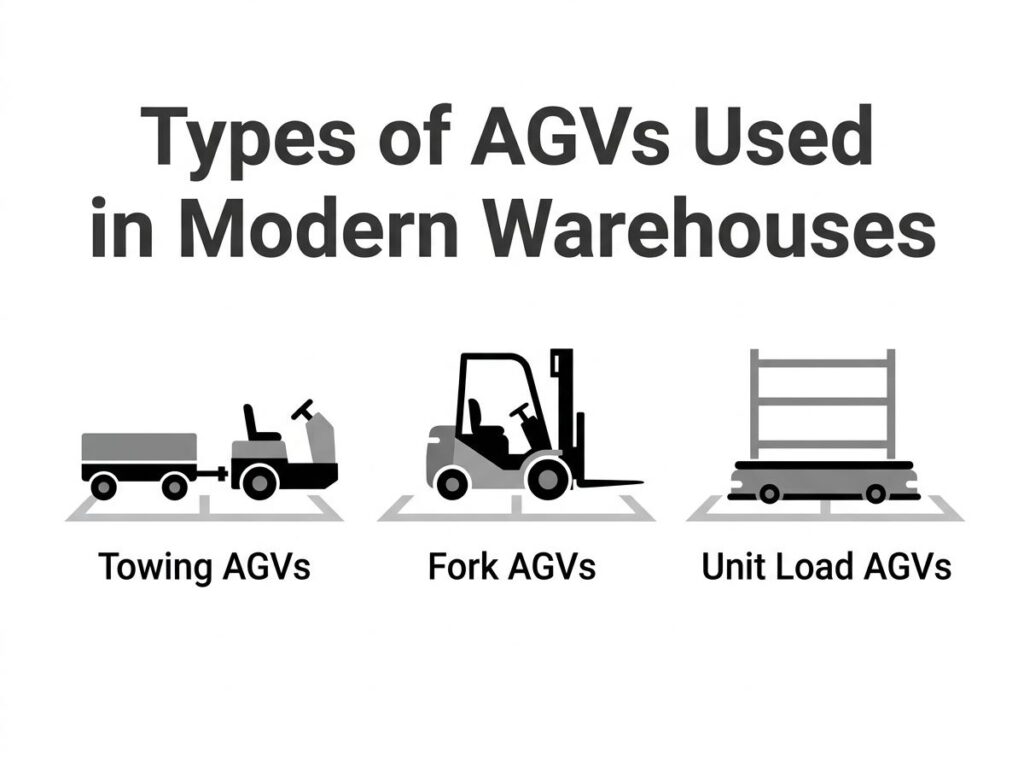 Types of AGVs Used in Modern Warehouses