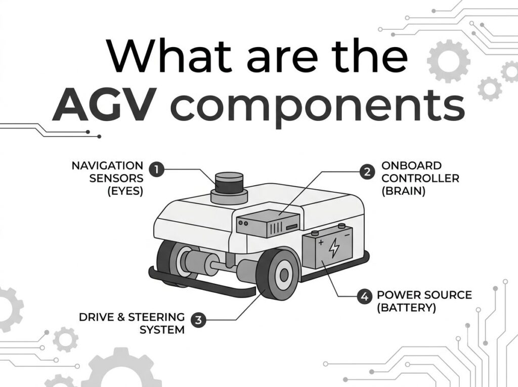 ¿Cuáles son los componentes del AGV?