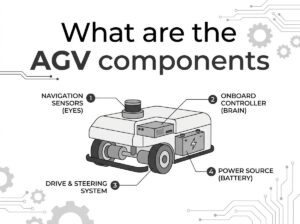¿Cuáles son los componentes del AGV?