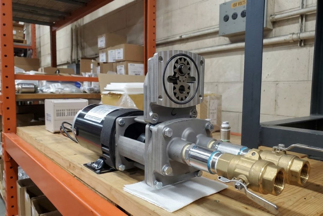 Chilled water pump motor