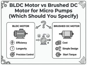 BLDC Motor vs Brushed DC Motor for Micro Pumps(Which Should You Specify)