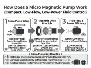 How Does a Micro Magnetic Pump Work(Compact, Low-Flow, Low-Power Fluid Control)