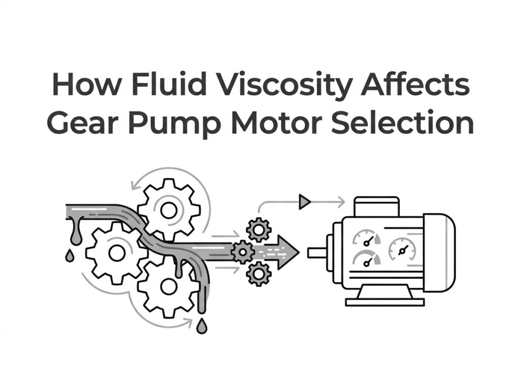 How Fluid Viscosity Affects Gear Pump Motor Selection