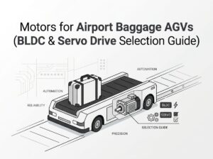 Motors for Airport Baggage AGVs( BLDC & Servo Drive Selection Guide)