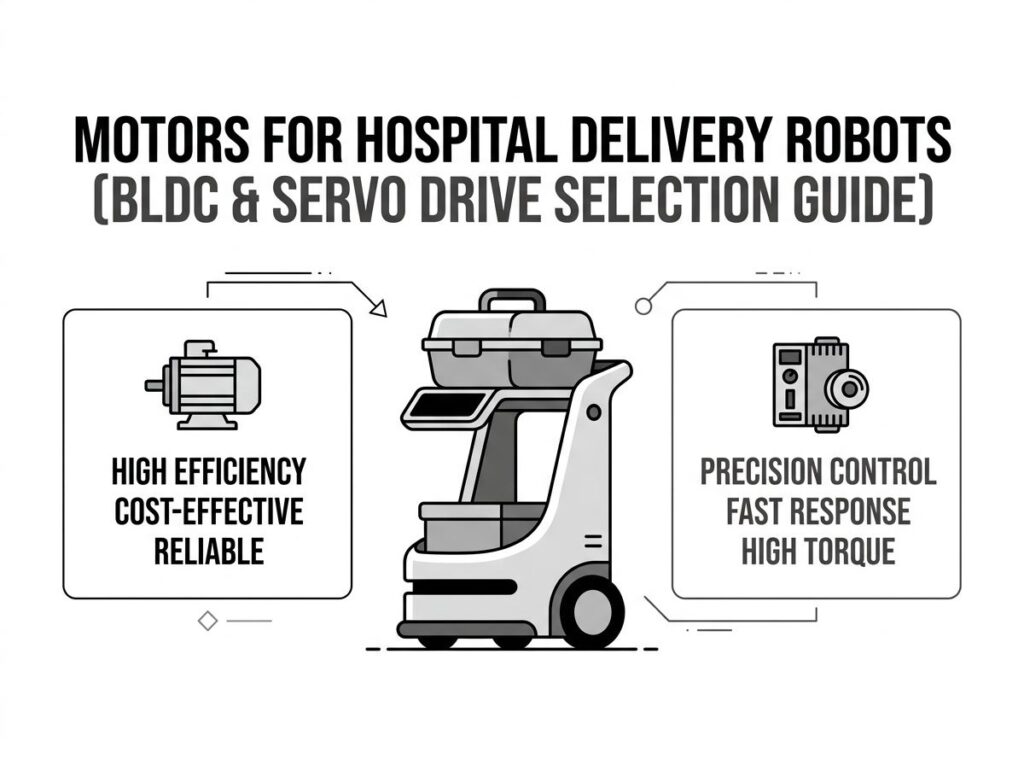 Motors for Hospital Delivery Robots(BLDC & Servo Drive Selection Guide)