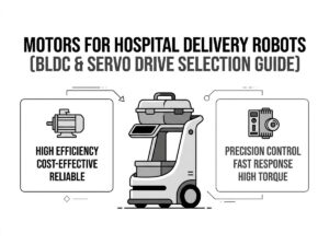 病院搬送ロボット用モーター(BLDC & サーボドライブセレクションガイド)