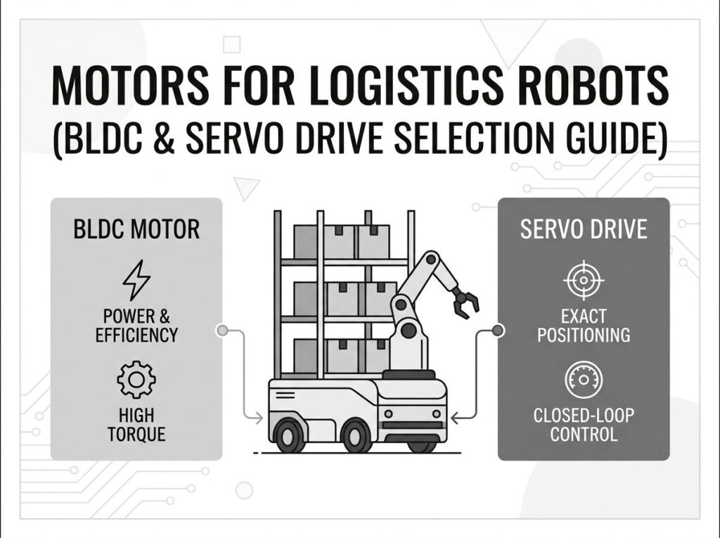 Motors for Logistics Robots( BLDC & Servo Drive Selection Guide)