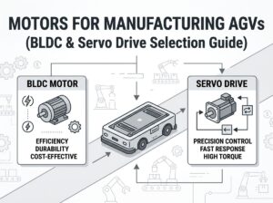 Motors for Manufacturing AGVs(BLDC & Servo Drive Selection Guide)