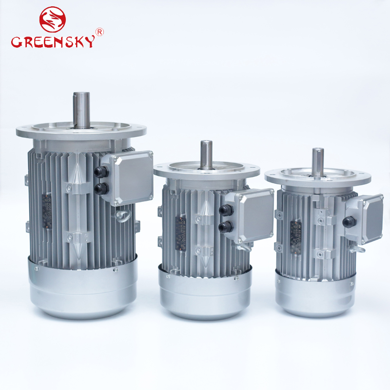 GSAPM series PMSM motor, flange-mounted aluminium frame