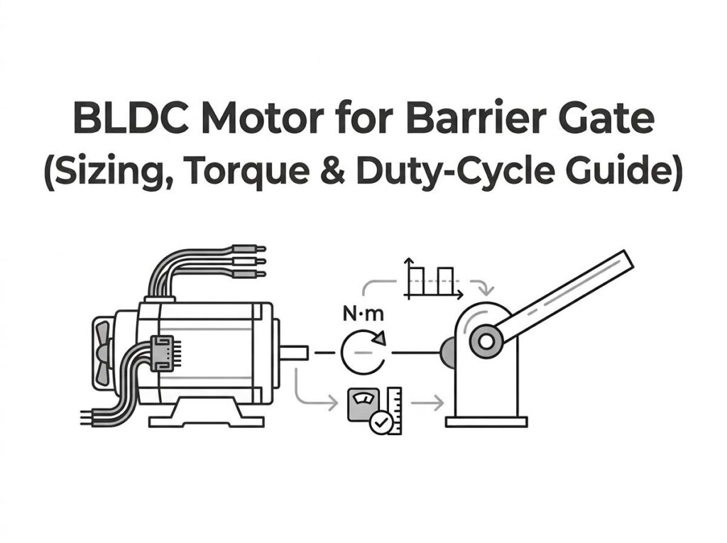 BLDC Motor for Barrier Gate（Sizing, Torque & Duty-Cycle Guide）