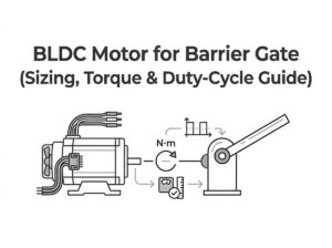 BLDC Motor for Barrier Gate（Sizing, Torque & Duty-Cycle Guide）